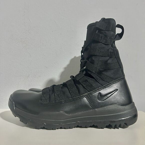 Nike SFB 8” Men’s Size 9.5 Triple Black Tactical Military Performance Field Boot - Picture 4 of 8